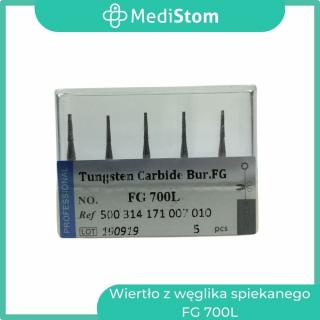 Wiertło z węglika spiekanego FG 700L; 5 szt. od MediStom