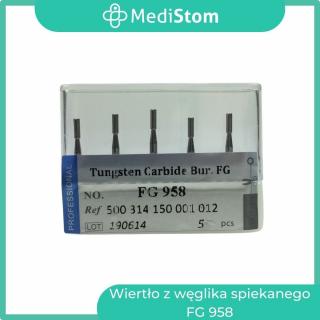 Wiertło z węglika spiekanego FG 958; 5 szt. od MediStom