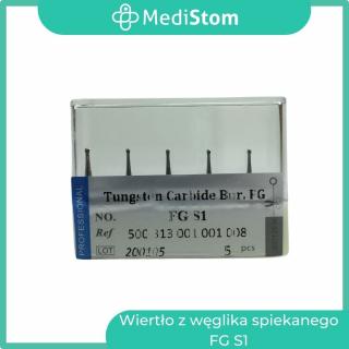 Wiertło z węglika spiekanego FG S1; 5 szt. od MediStom