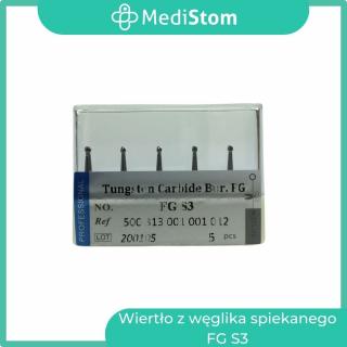 Wiertło z węglika spiekanego FG S3; 5 szt. od MediStom