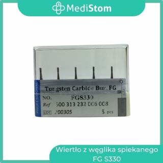 Wiertło z węglika spiekanego FG S330; 5 szt. od MediStom
