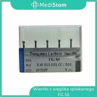 Wiertło z węglika spiekanego FG S5; 5 szt. od MediStom