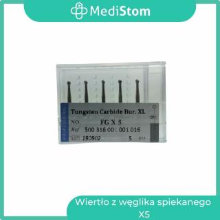 Wiertło z węglika spiekanego FG X5; 5 szt. od MediStom