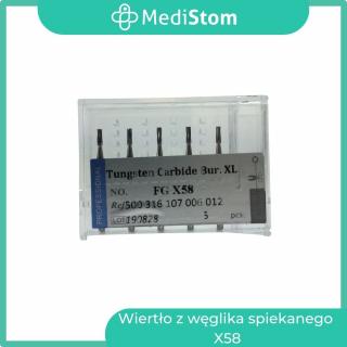 Wiertło z węglika spiekanego FG X58; 5 szt. od MediStom