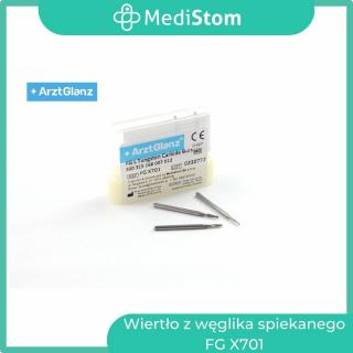 Wiertło z węglika spiekanego FG X701; 5 szt. od MediStom