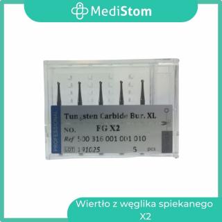 Wiertło z węglika spiekanego na turbinę FG X2; 5 szt. od MediStom