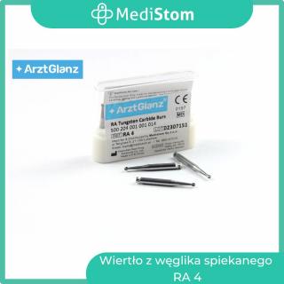 Wiertło z węglika spiekanego RA 4; 5 szt. od MediStom