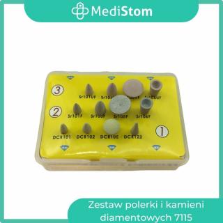 Zestaw narzędzi do polerownia kompozytu 7115 od MediStom