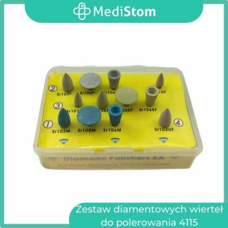 Zestaw narzędzi do polerownia kompozytu od MediStom