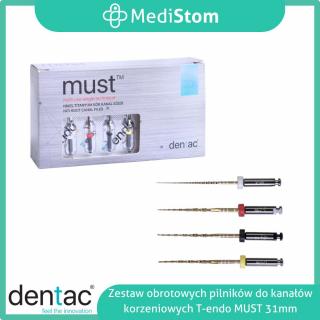 Zestaw reciprokalnych pilników do kanałów T-endo MUST, długość 31mm od MediStom