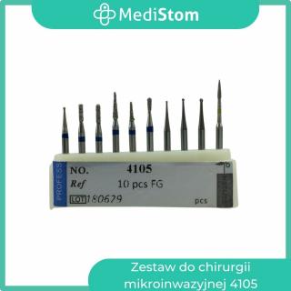 Zestaw wierteł diamentowych do minimalnej preparacji zębów od MediStom