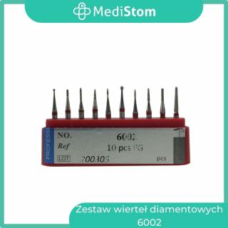 Zestaw wierteł diamentowych do przygotowania zębów dziecięcych od MediStom