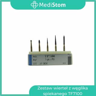 Zestaw wierteł z węglika spiekanego do wykończenia i opracowania od MediStom