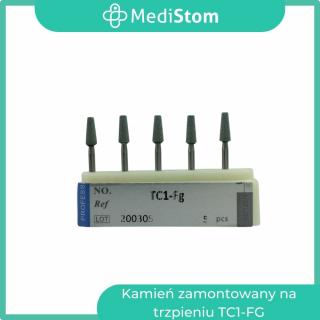 Zielony kamień do polerowania Arkansas TC1-FG od MediStom