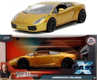 Lamborghini Gallardo złoty model FastFurious Fast X JADA 1:24