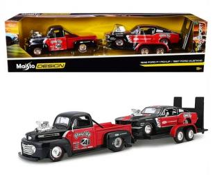 Maisto Zestaw Ford Mustang GT '67 i Ford F1 Pick-up '48