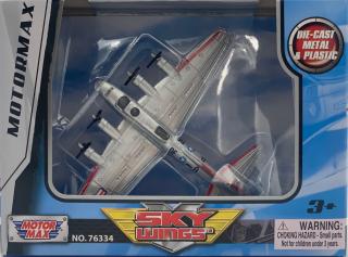 Samolot Boeing B-17 Flying Fortress 4,5" 11,5 cm METAL Motormax BOX