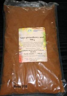 Anyż gwieździsty mielony 500 g.