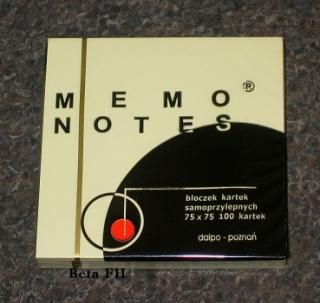 Bloczek samoprzylepny 75/75 a'100