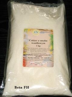 Cukier o smaku waniliowym 1000 g.