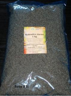 Kolendra ziarno 1000 g.