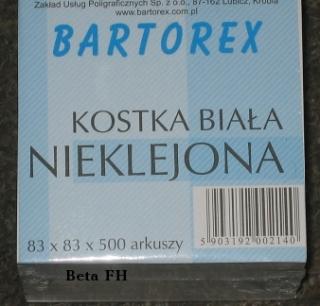 Kostka biała nieklejona 8,3/8,3