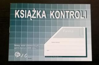 Książka Kontroli - uniwersalna.