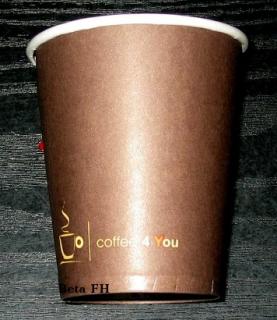 Kubek papierowy z nadrukiem 100 ml a'100 espresso