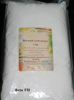 Kwasek cytrynowy 1000 g.