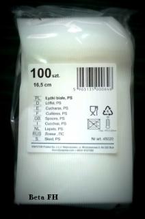Łyżka plastikowa a'100 Łyżka jednorazowa.