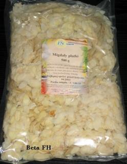 Migdały płatki 500 g.