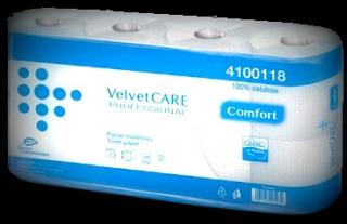 Papier toaletowy Velvet Care Professional a'8 Papier toaletowy celuloza Velvet.