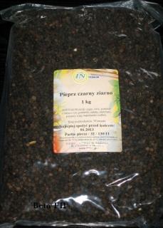 Pieprz czarny ziarno 1000 g.
