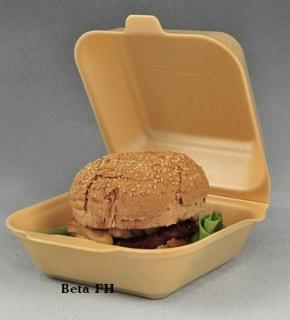 Pojemnik duży hamburger a'125