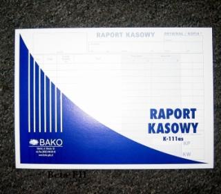 Raport Kasowy A5