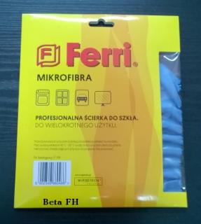 Ścierka profesjonalna mikrofibra do szkła Ferri.