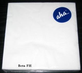 Serwetki  białe 33/33 cm a'20.