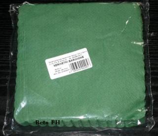 Serwetki zielone 15/15 cm a'200.