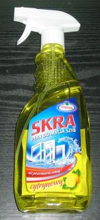 Skra do szyb 0,5 kg z rozpylaczem Cytrynowy.