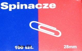 Spinacze biurowe PC 28 a'100