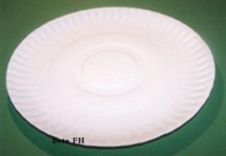 Talerz papierowy fi 15 cm a'100