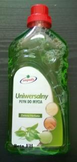 Uniwersalny płyn do mycia Zielona Herbata - 1l. Płyn do podłóg - zielona herbata.
