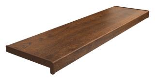 Parapet wewnętrzny PCV 25cm (250mm) orzech