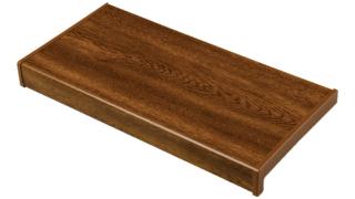 Parapet wewnętrzny PCV 25cm (250mm) złoty dąb
