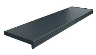 Parapet wewnętrzny PCV szerokość 25cm 250mm grafit, antracyt szary