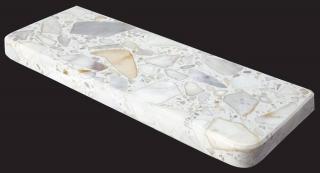 Parapet z konglomeratu CALACATTA, ARABESCATO BIANCO grubość 3cm