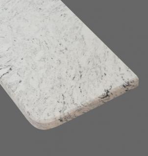 Parapet z konglomeratu MISTY WHITE grubość 3cm