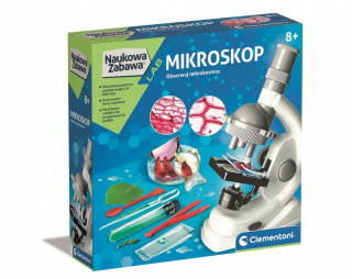 CLEMENTONI Doświadczenia z mikroskopem 8 lat+
