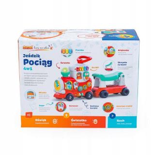 Dumel Jeździk pociąg 4w1