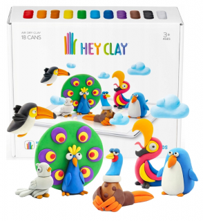 HEY CLAY masa plastyczna Ptaki